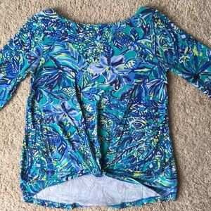 Lilly Pulitzer Maci Top - Sneak a Beak